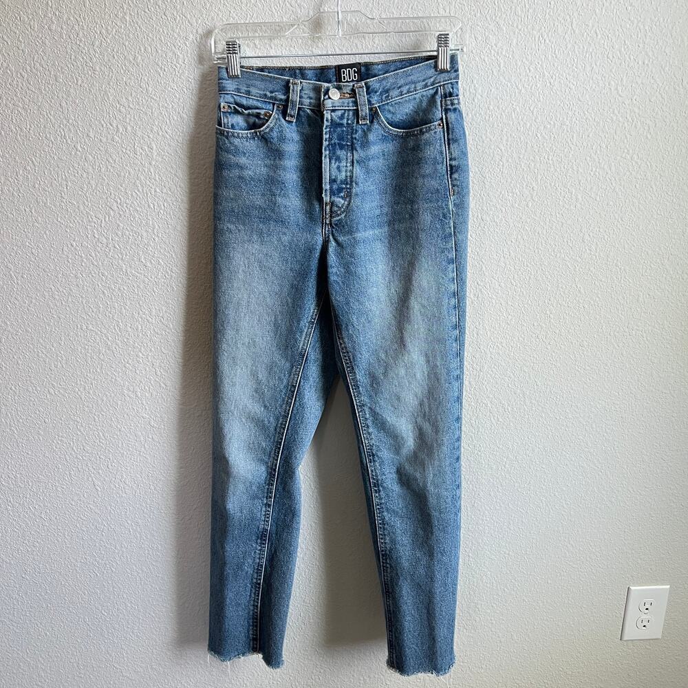 BDG Urban Outfitters Slim Straight Jeans Women's 25 Button Fly High Rise Cotton